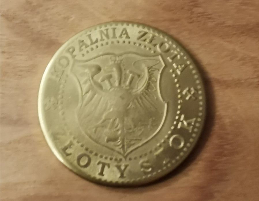 Kolekcjonerski długopis ze wskaźnikiem + moneta Złoty Stok