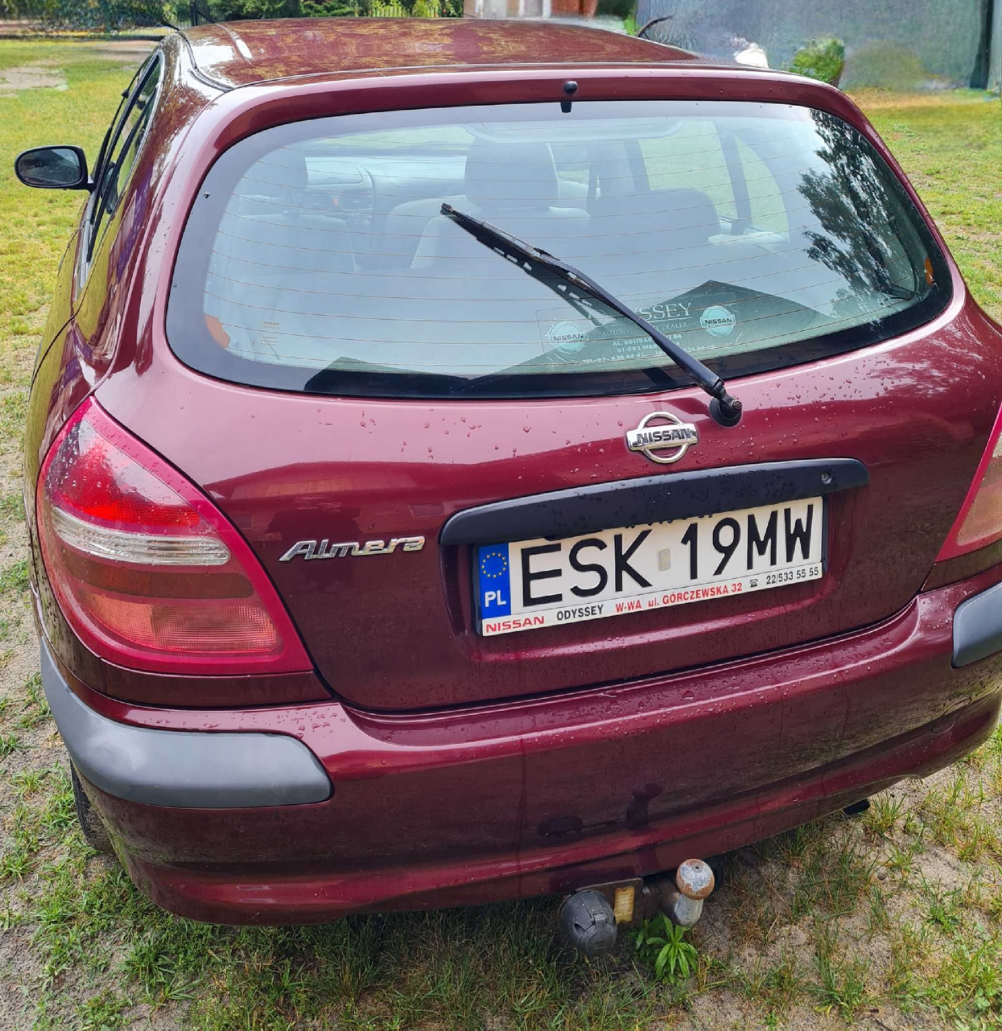 Nissan Almera 1.5 N16 2002 r. benzyna+gaz