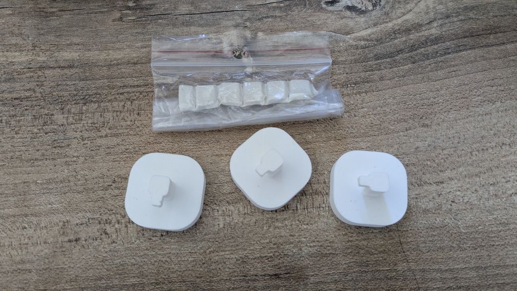 Uchwyt na klucze Key Holder Druk 3D w zestawie 3 białe szt.