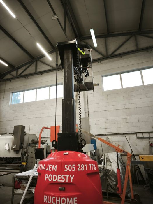 Wymajmę Podnośnik słupkowy 10 m  Manitou, Haulotte elektryczny