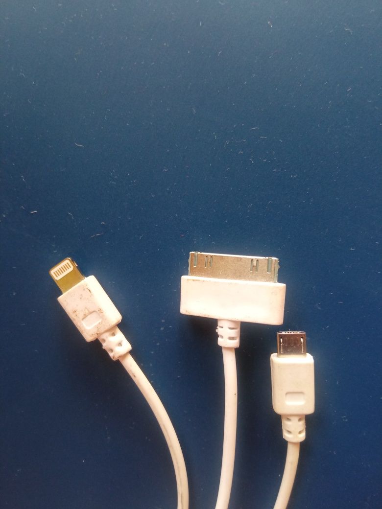 Зарядка 3в1 microUSB-Lightning-I-Pod