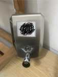 Saboneteira inox restauração