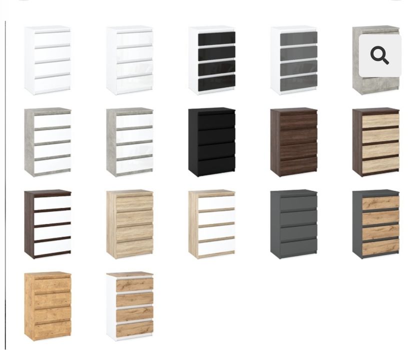 Komoda z szufladami szafka RTV salon sypialnia loft