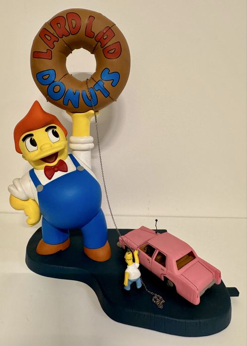Boneco Colecionável Lard Lad Donuts dos The Simpsons