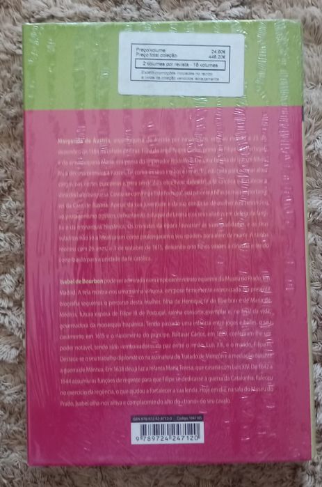 Livro " Rainhas de Portugal e Espanha"
