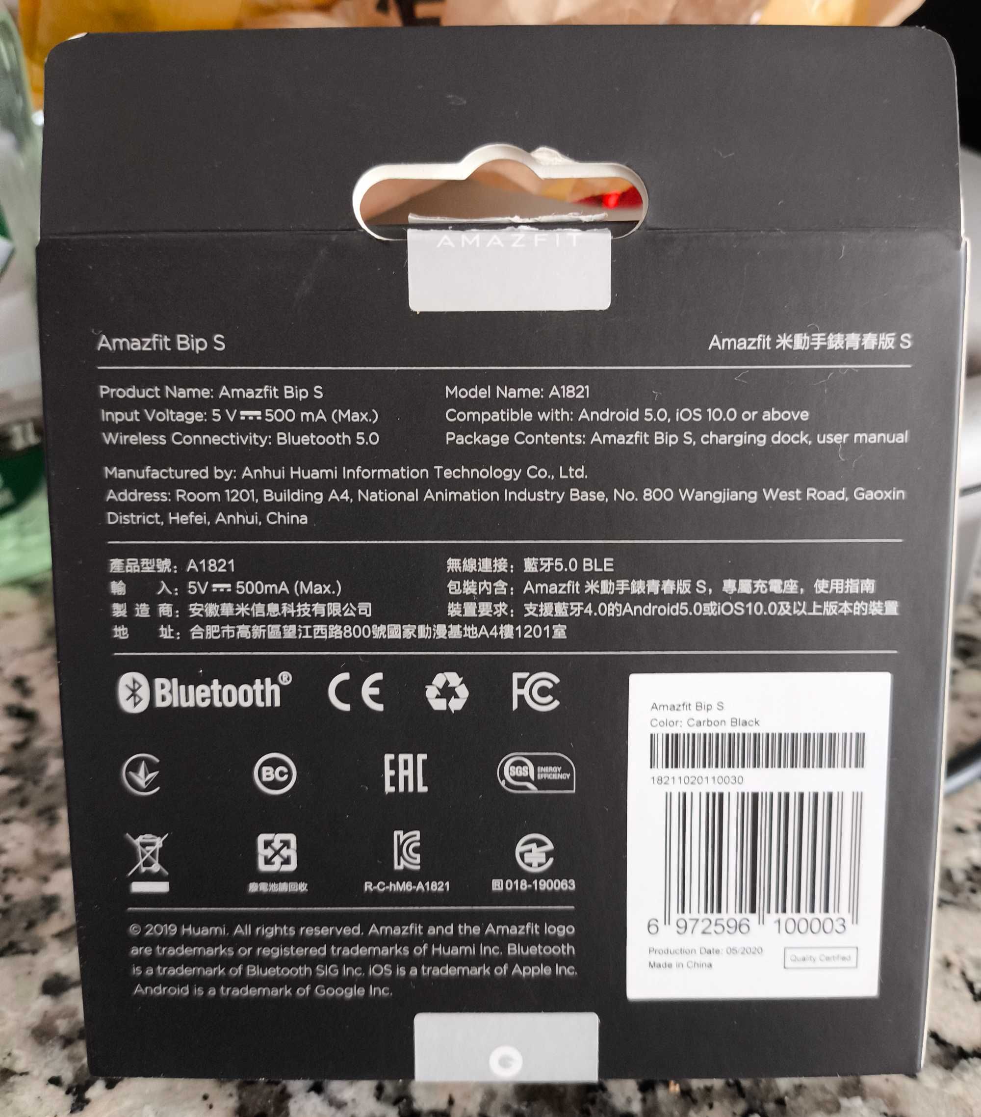 Smartwatch Amazfit Bip com GPS integrado