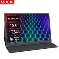 Пориньте у світ ігор та розваг з монітором MUCAl 15.6" FHD 1920*1080.