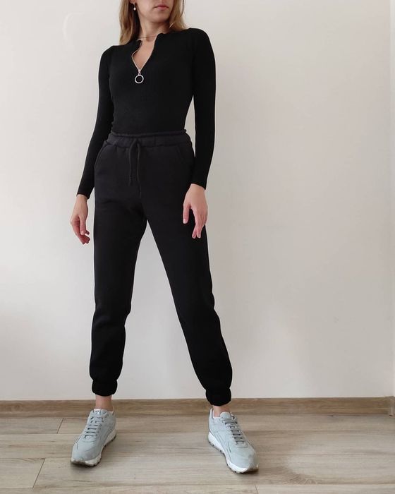 Теплі Жіночі Джогери Штани Спортивні Утеплені Тринитка Байка