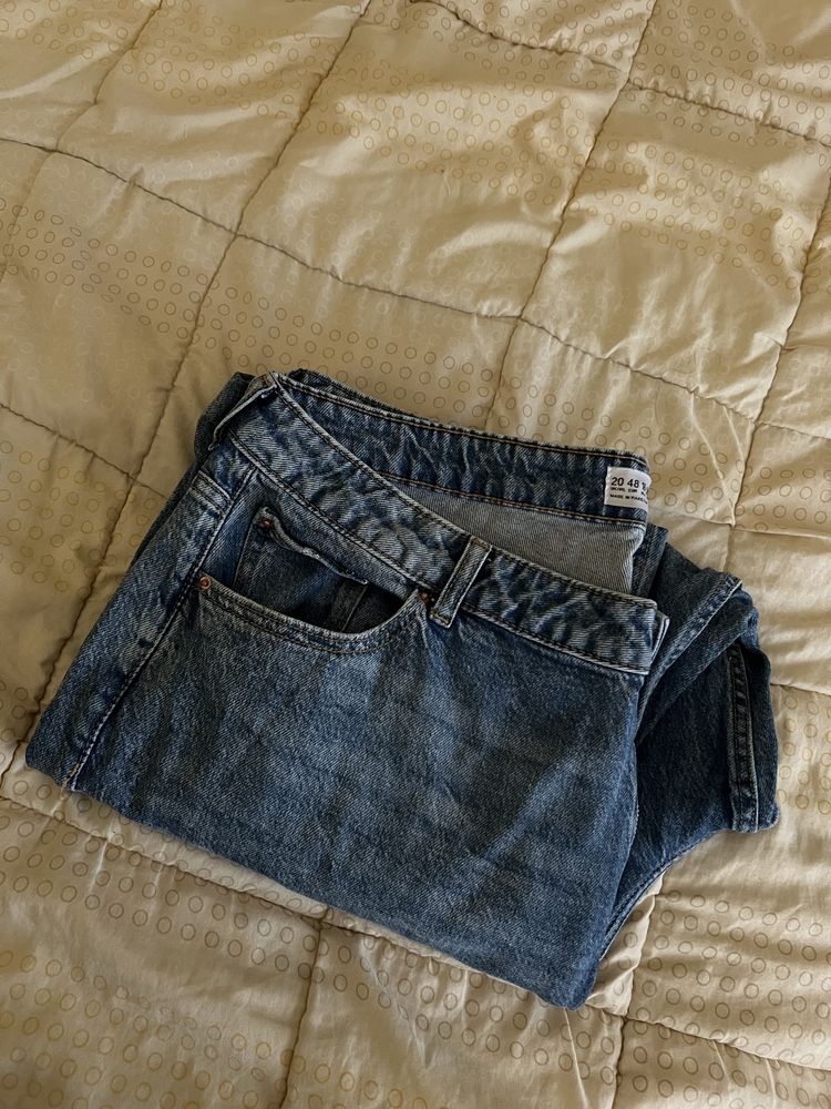 Calças largas de ganga moda XL e XXL / 48