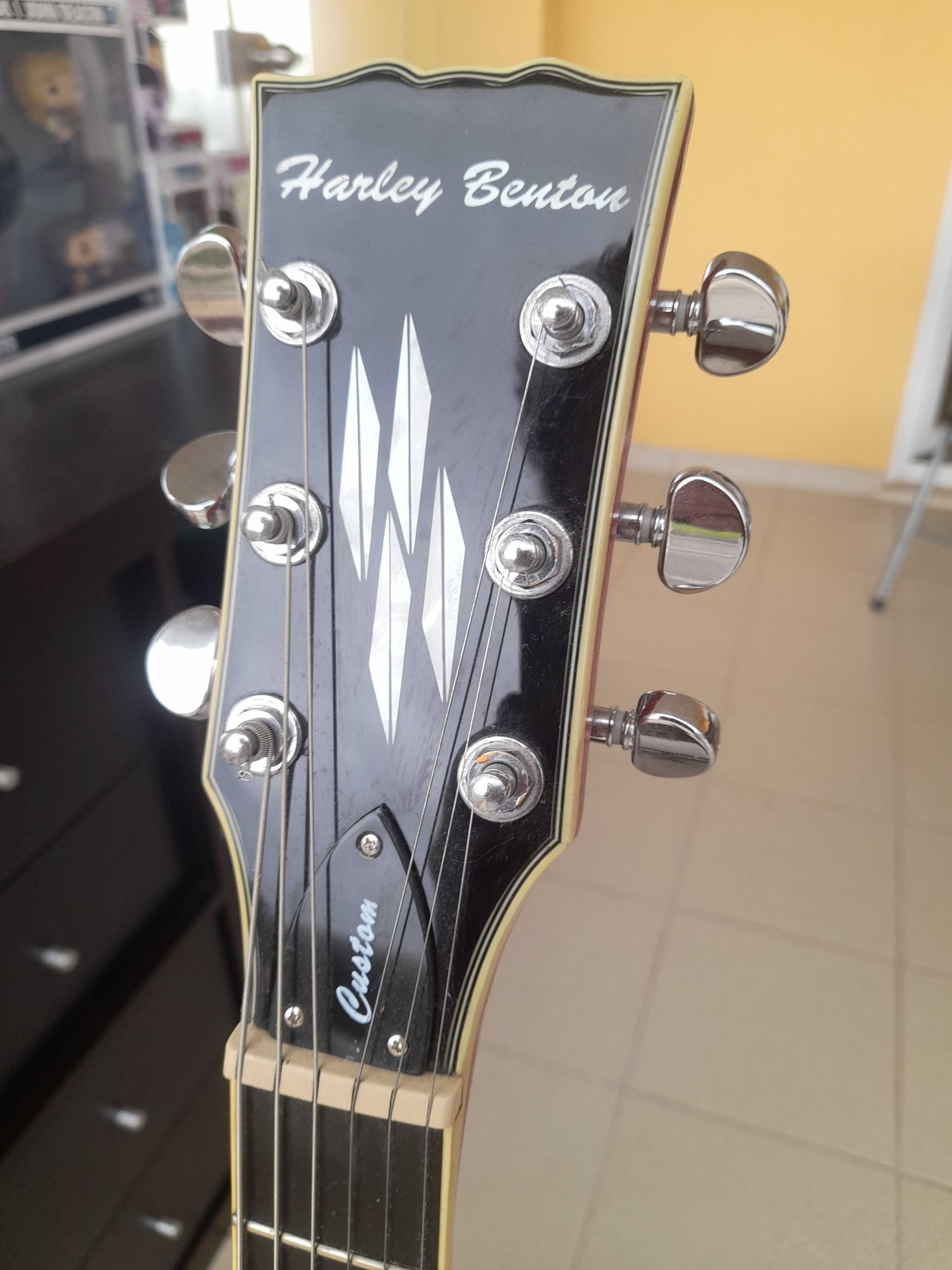 Guitarra Eléctrica Harley Benton DC Custom Cherry