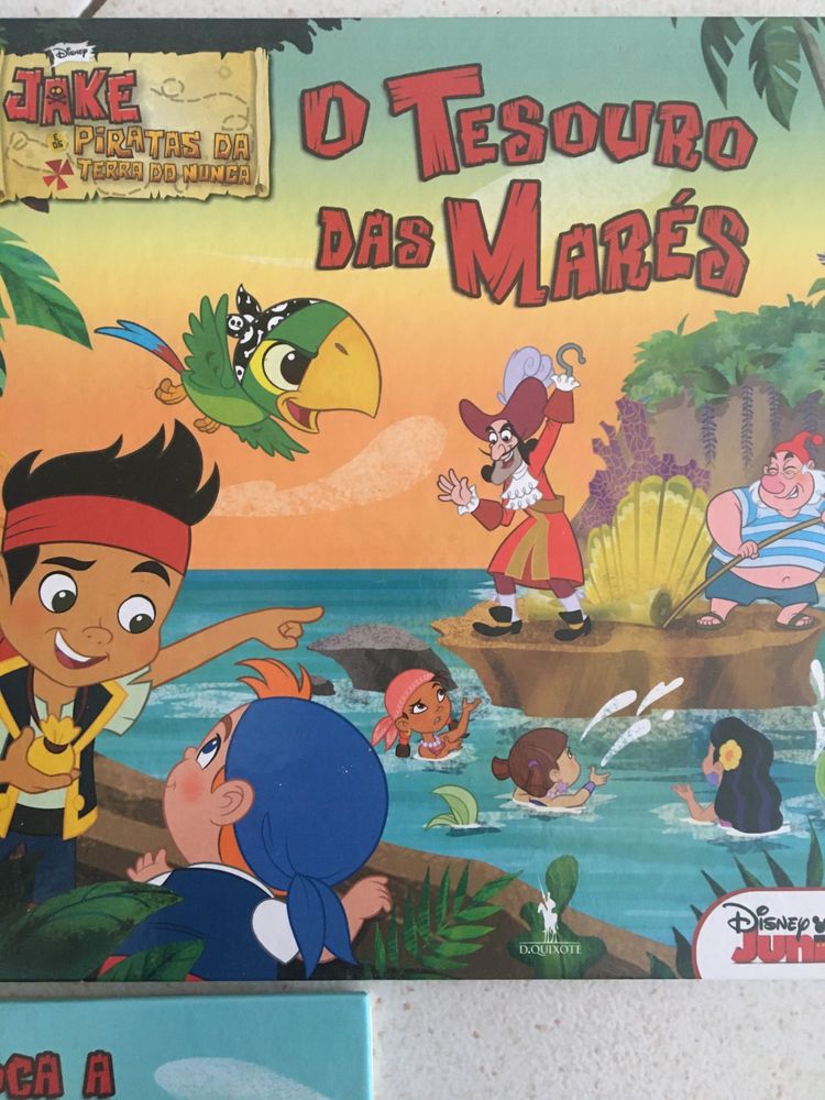 Livros da Disney- Jake e os Piratas da Terra do Nunca