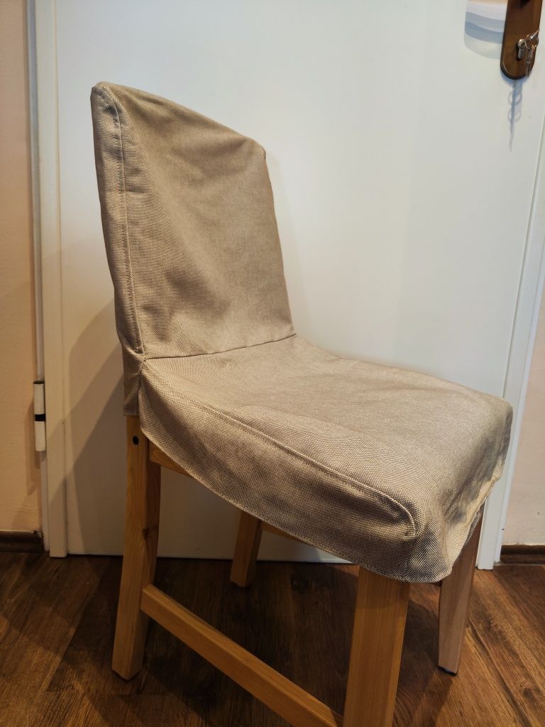 Pokrycie krzesła barowego IKEA Bergmund orrsta szary