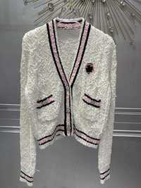 CHANEL® Luksusowy kardigan CC® markowy sweter sweterek bluzka