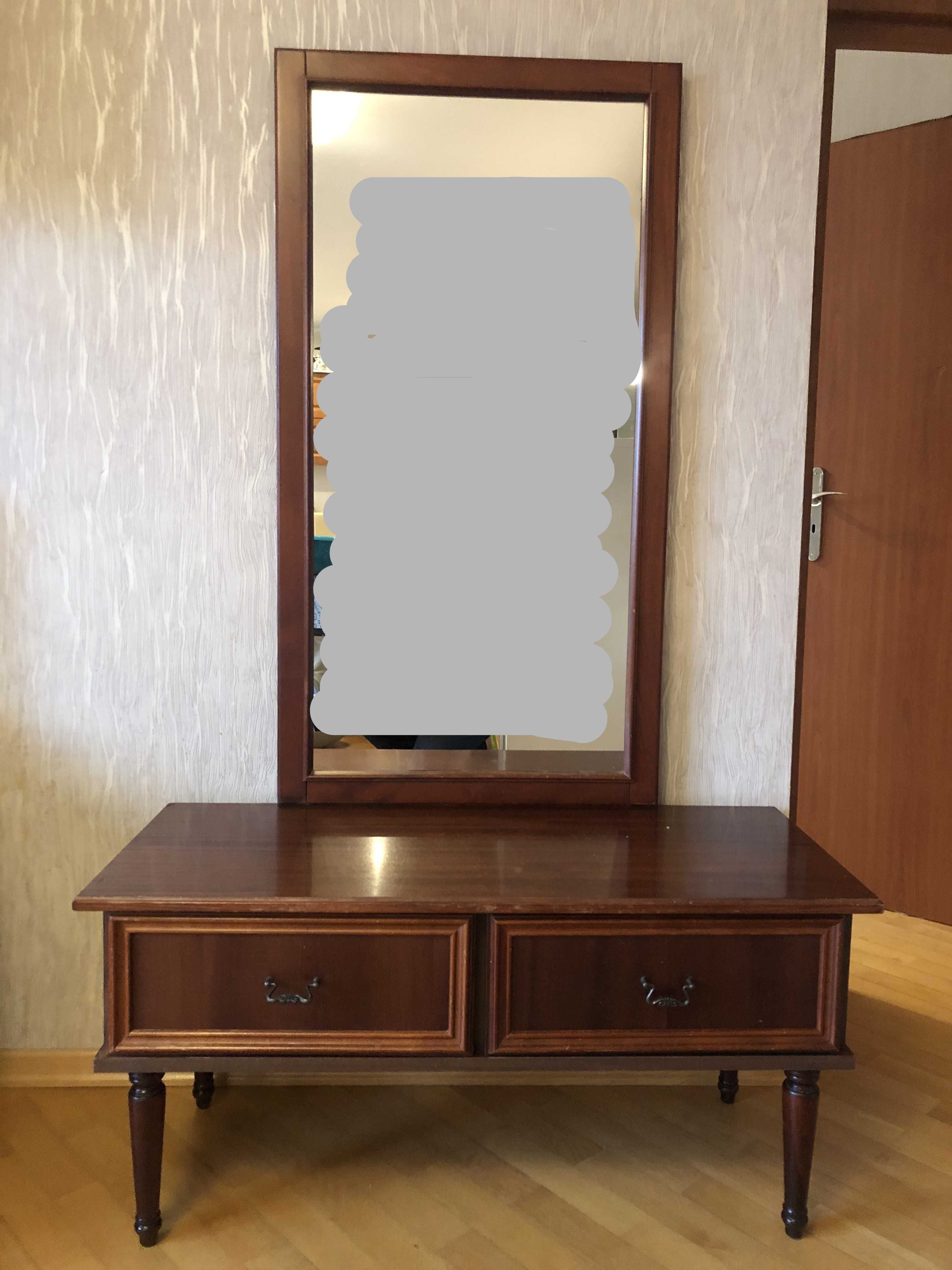 Toaletka kredens lustro z czasów PRL