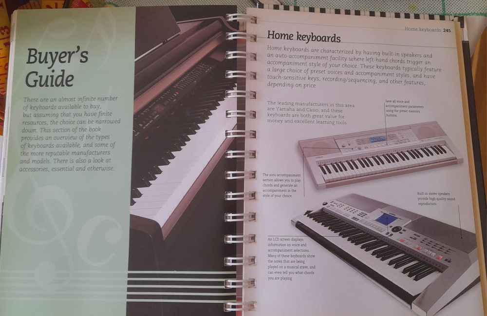 Livro Learn to play keiboards com cd / Bom estado