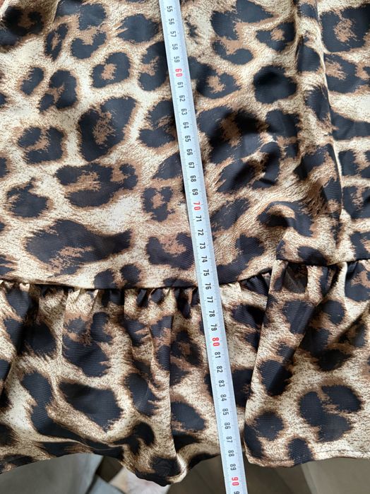 Сукня плаття літнє леопард принт нове S M