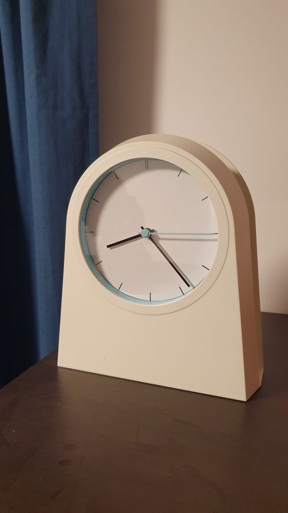 Zegar z IKEA w obudowie metalowej, JAK NOWY