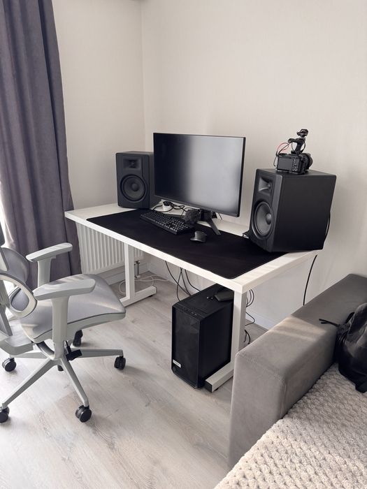 Комп'ютерний стіл стол столешница пк білий компютерный для офісний