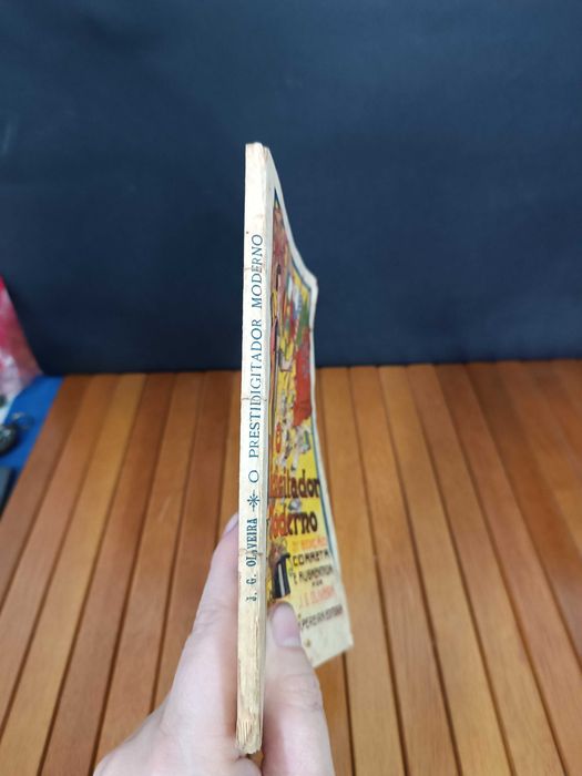 Raro antigo livro de magia O prestigiador Moderno 1921