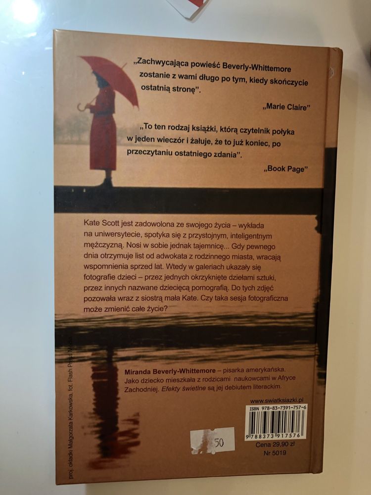 Książka Efekty świetlne Miranda Beverly-Whittemore