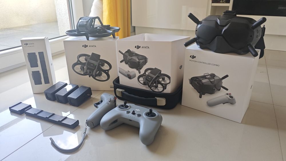 DJI AVATA pełny zestaw Fly more combo + kontroler fpv