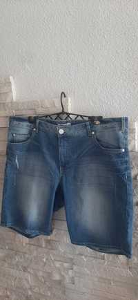 Spodenki krótkie jeansowe XL (54cmx2 pas)