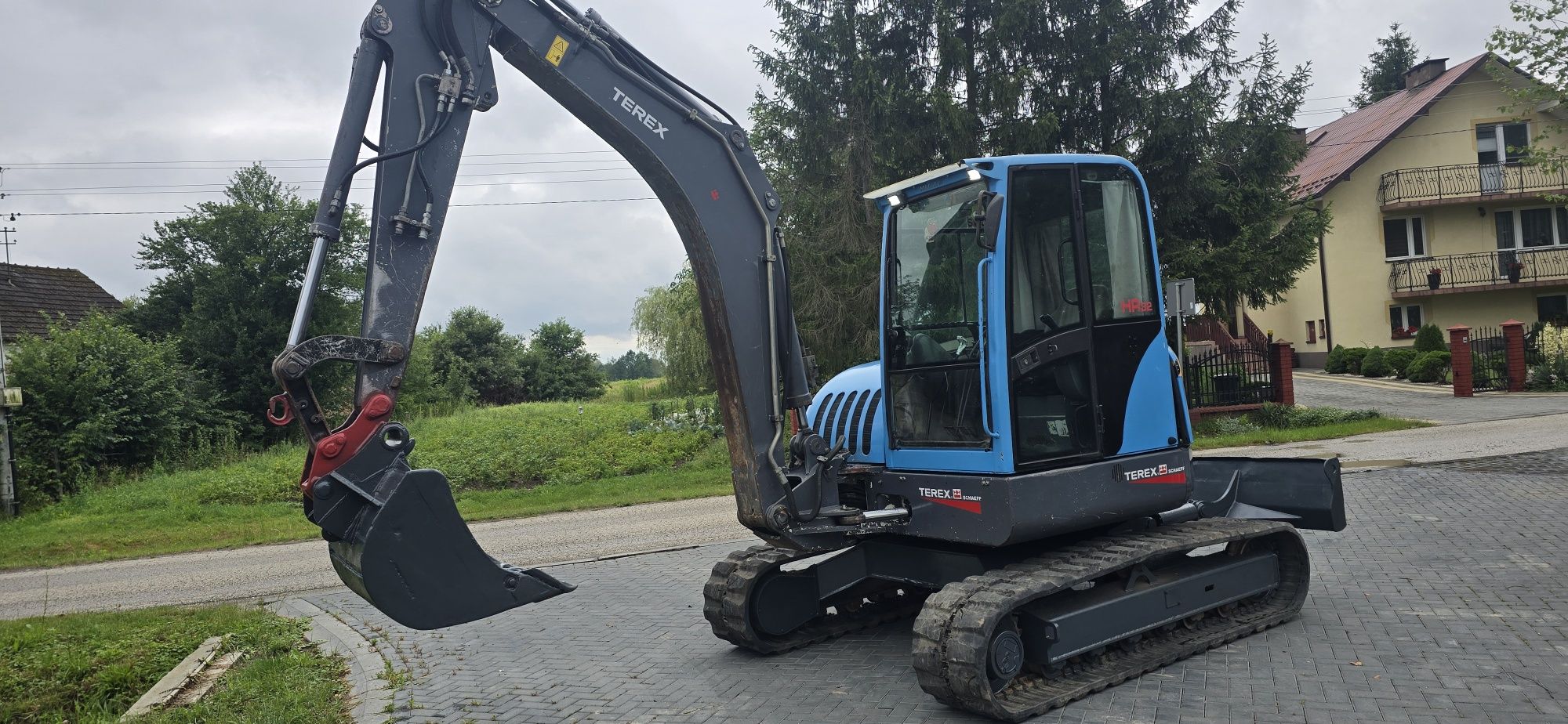 Minikoparka terex 7.5t Super Stan Mocna koparka Sztywna!