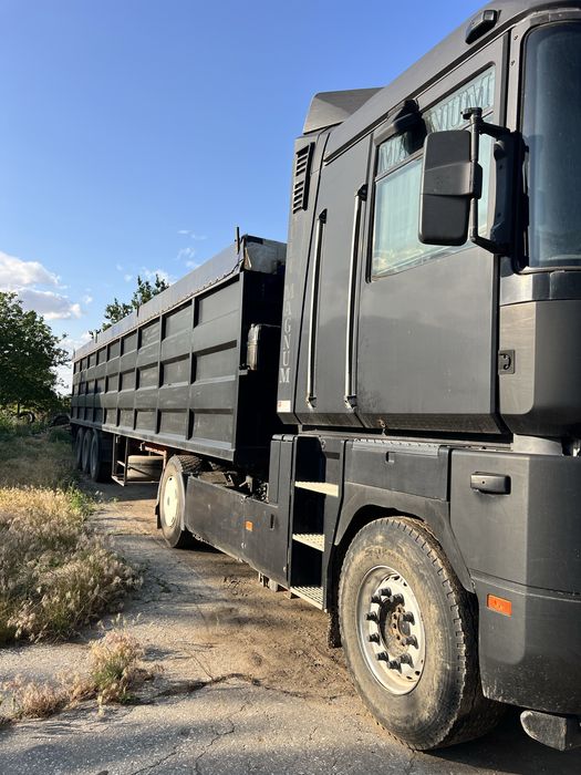 Рено магнум, зерновоз, напівпричеп