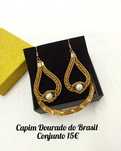 Conjunto em Capim Dourado do Brasil - Ouro vegetal