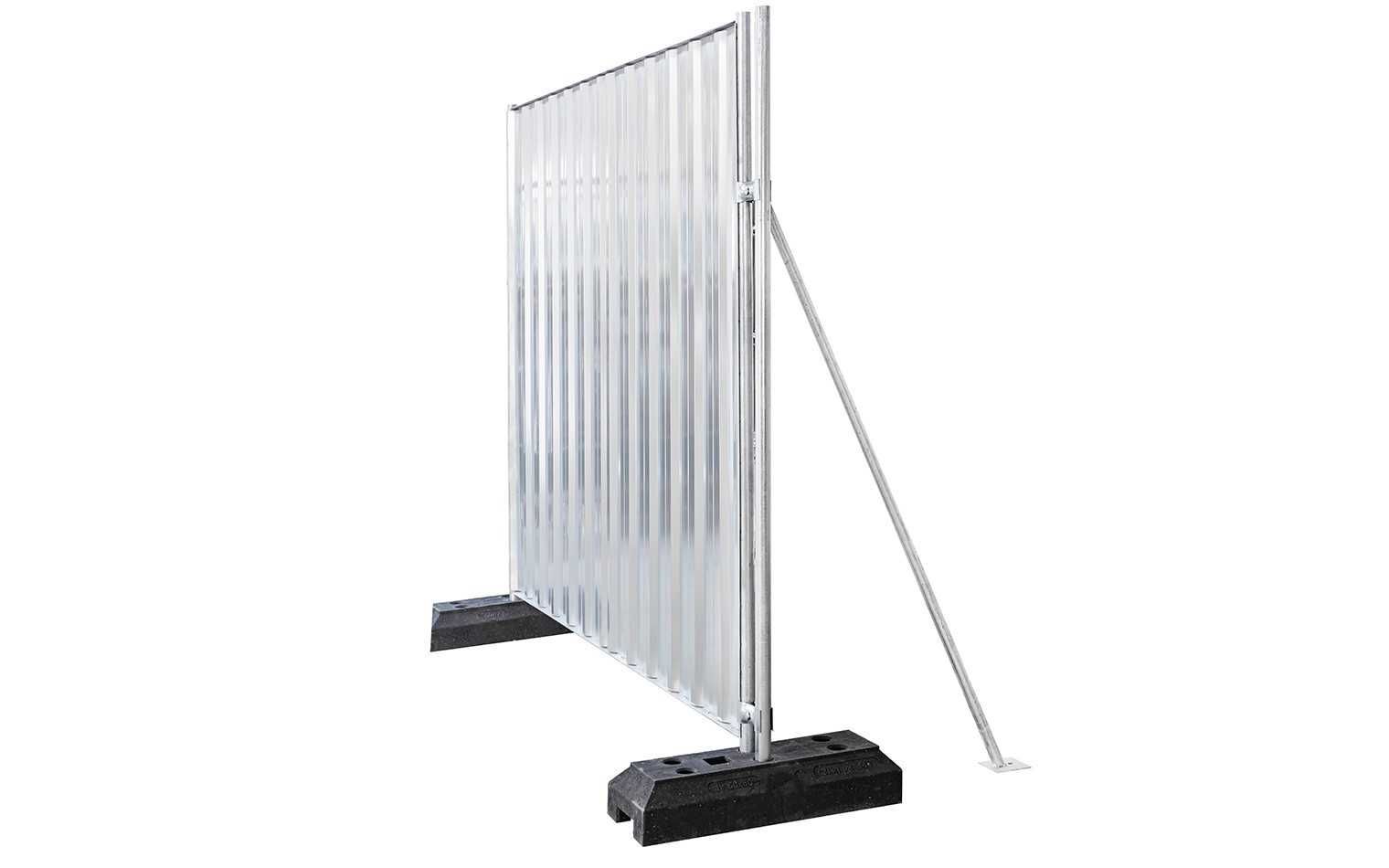Tymczasowe ogrodzenie budowlane z blachy trapezowej - CENA za Panel !