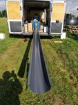 Rynny półokrągłe na każdy wymiar 150 mm bez łączeń stalowe -stal SSAB