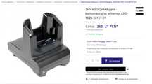 Zebra Stacja ładująca - komunikacyjna, ethernet CRD-TC2X-SE1ET-01