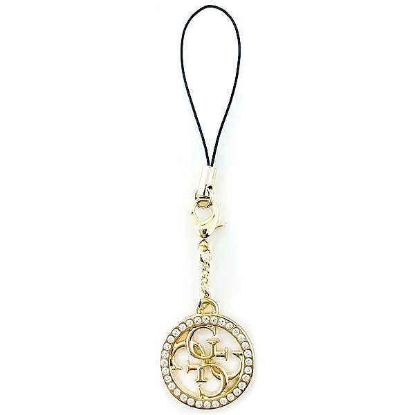 Zawieszka Guess 4G Rhinestone Charm - złota