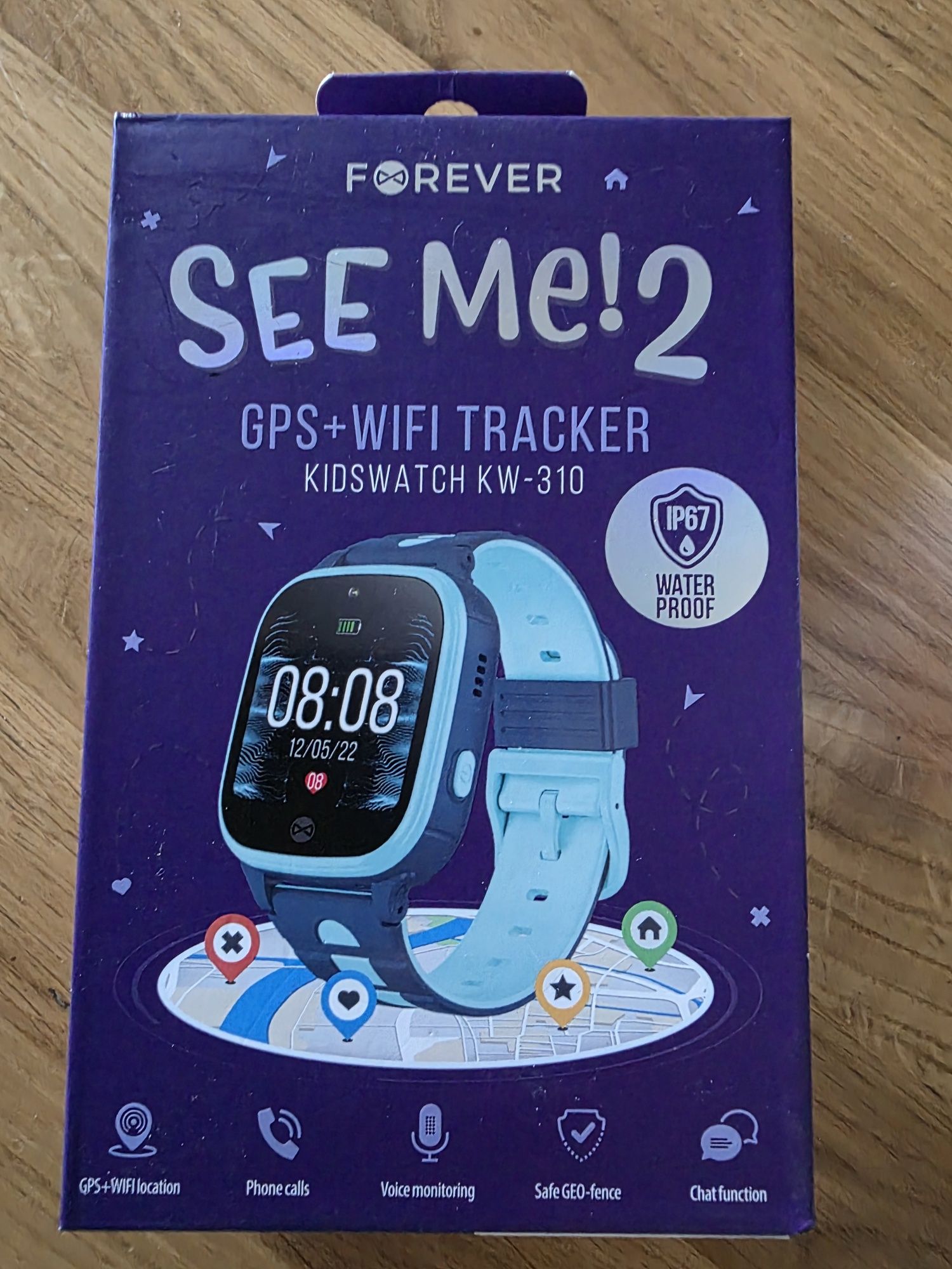 Forever Kidswatch Zegarek dziecięcy See Me 2 Gps  + wifi tracker