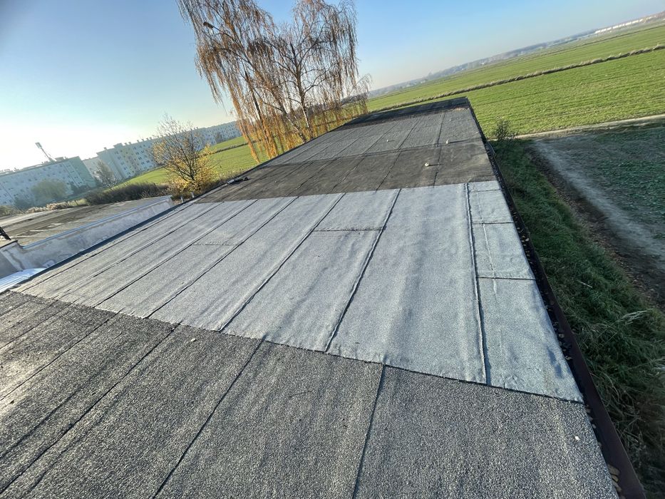 Krycie papą termogrzewalną , usługi dekarskie