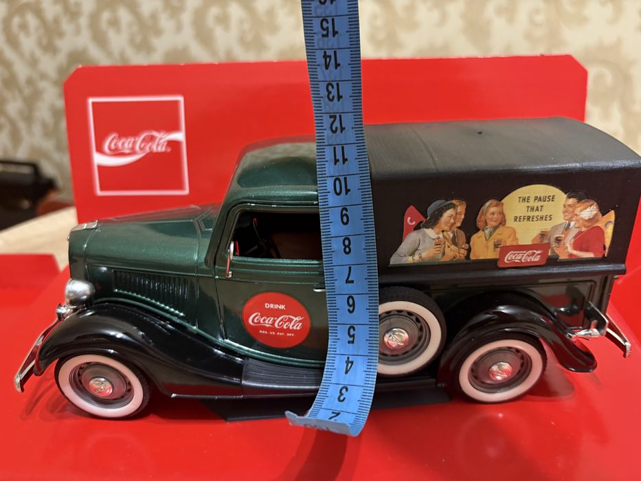 Винтажный грузовик машинка Coca Cola металлический