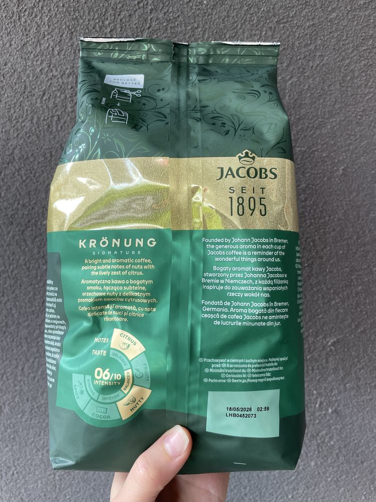 Kawa ziarnista JACOBS Kronung 1 kg