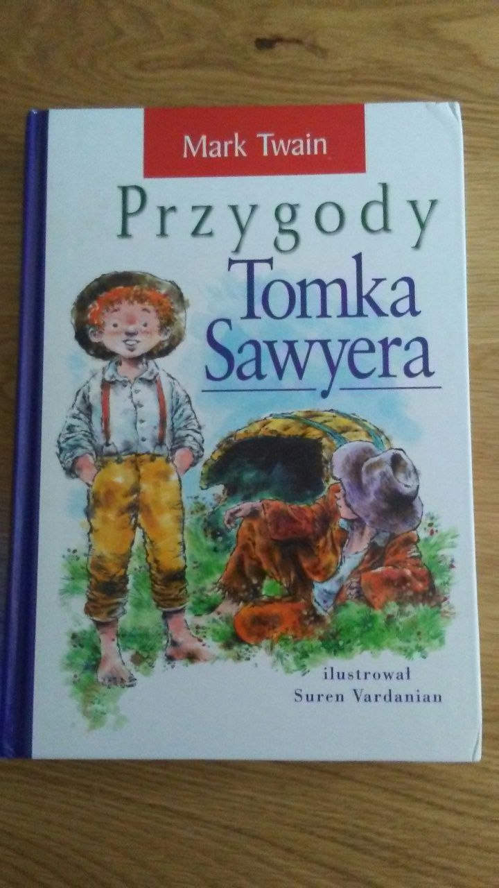 Książka,lektura Przygody Tomka Sawyera