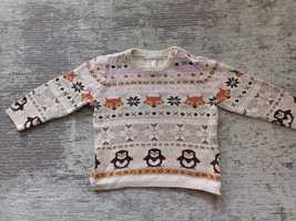 Sweter zimowy H&M r 80