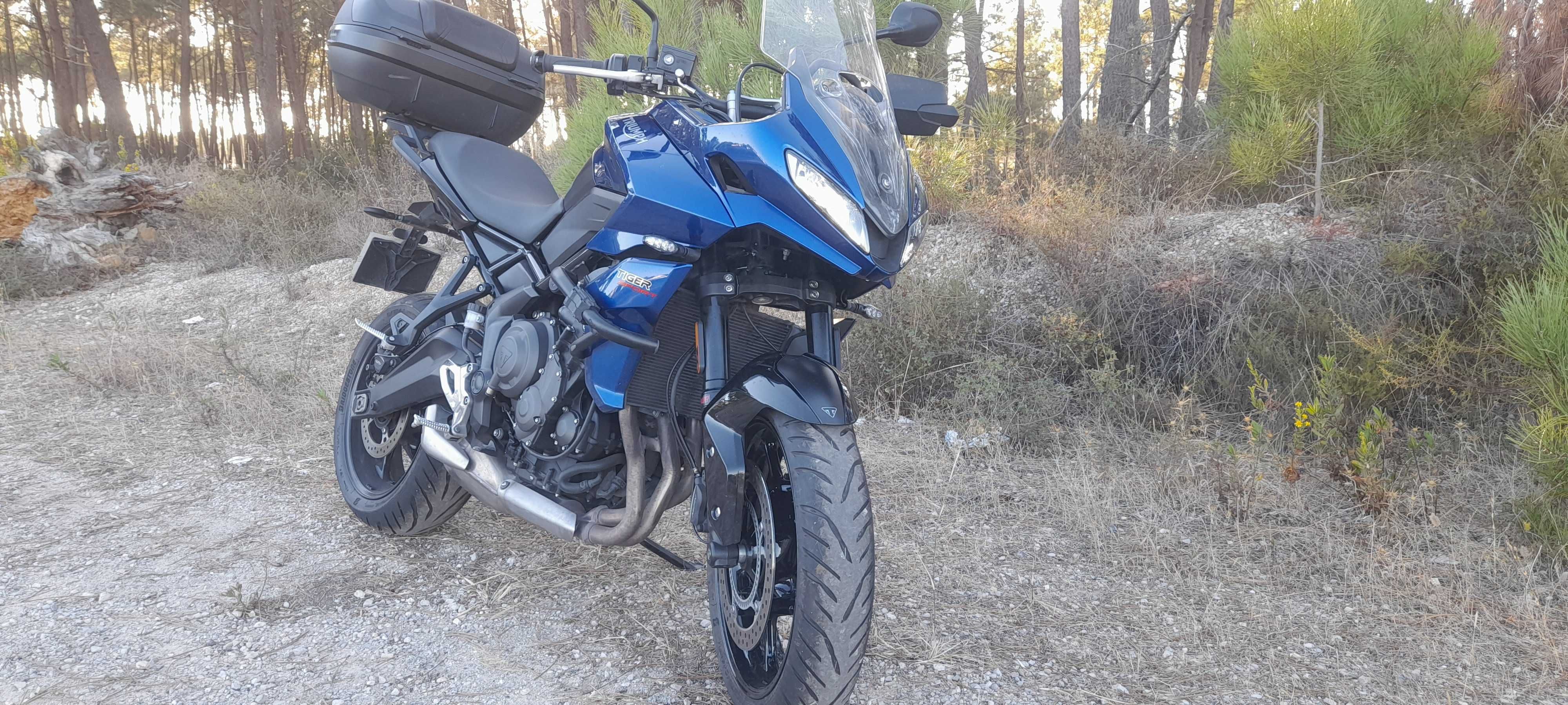 Triumph Tiger Sport 660, Acidentada