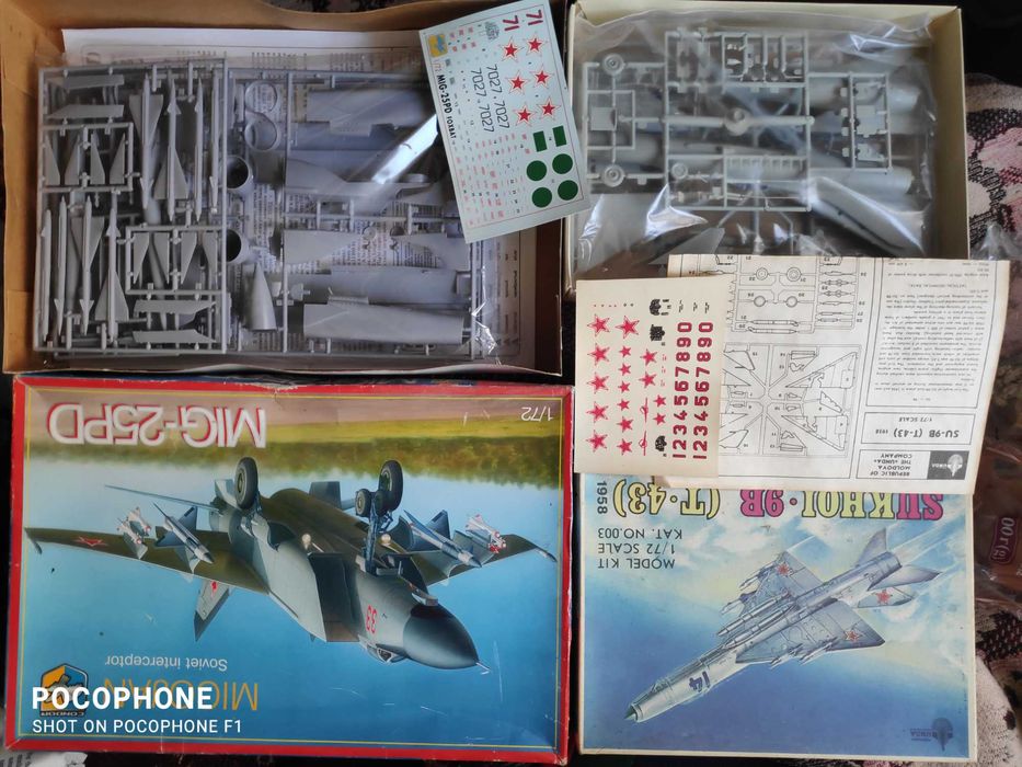 Модели самолётов 1:72 и 1:24 обмен