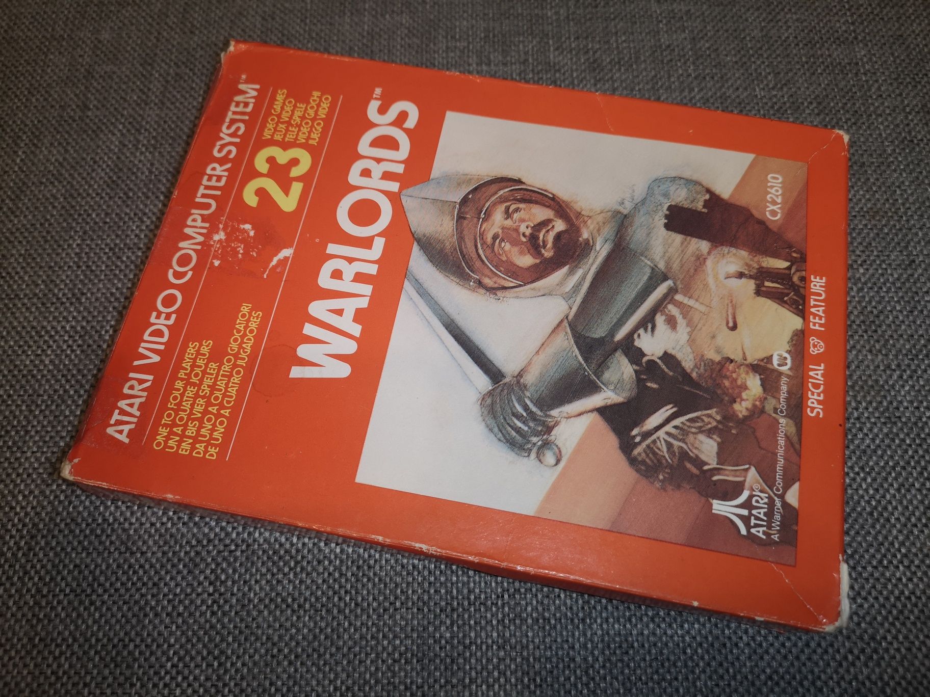 Warlords ATARI 2600 gra + pudełko, instrukcja (rzadkość na rynku)
