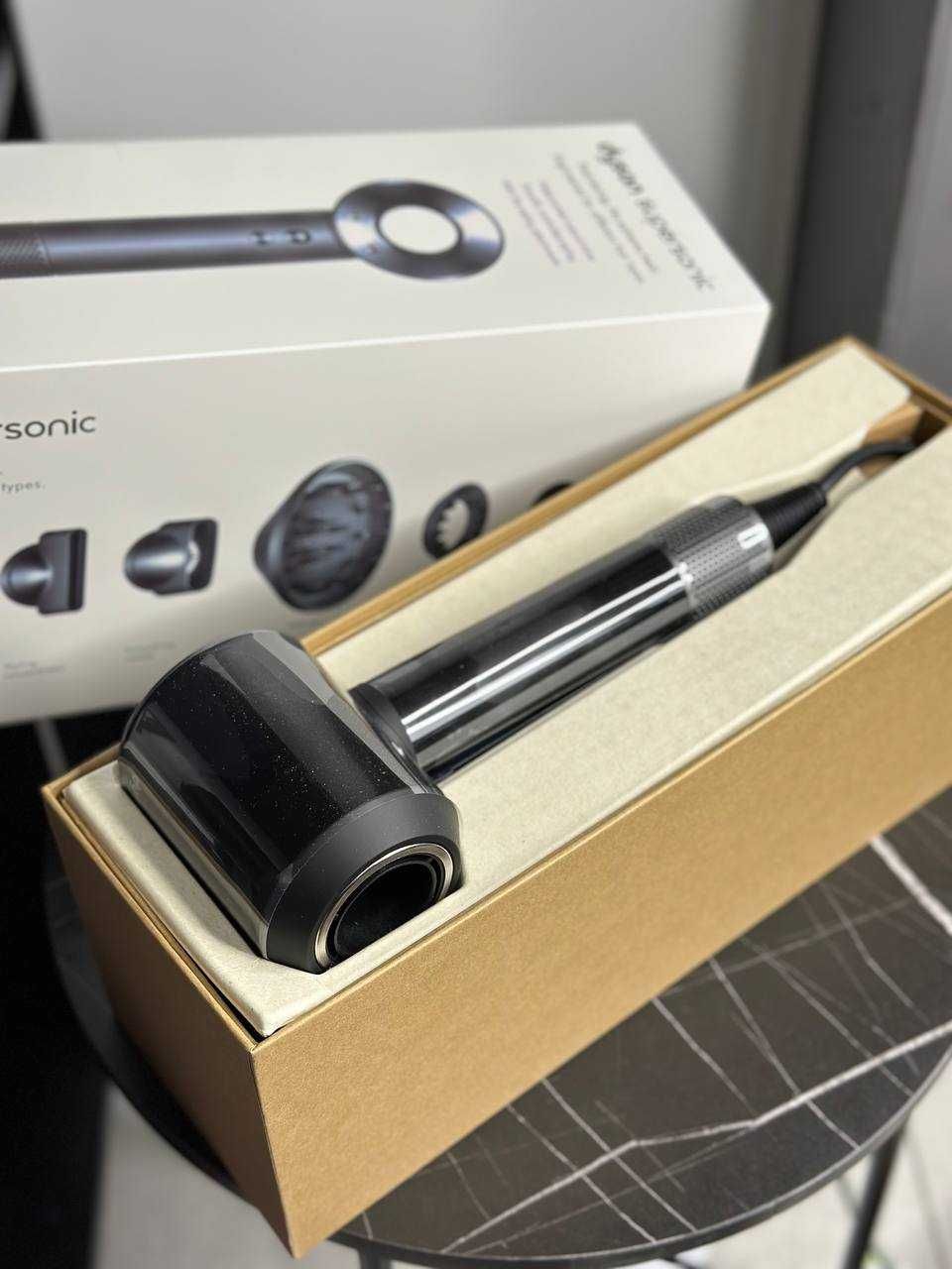 Новинка Фен Dyson Supersonic Hd08 5 Насадок Чорний (Black/Nickel)