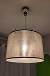 Lampa wisząca szara 37cm
