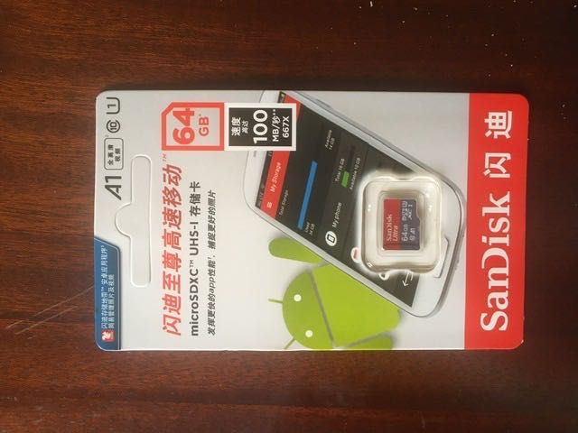 Cartão Memória Micro SD 64GB Novo