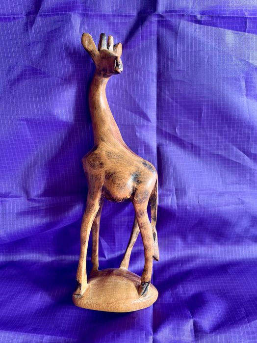 SZTUKA Afryki Rzeźba Afrykańska żyrafa