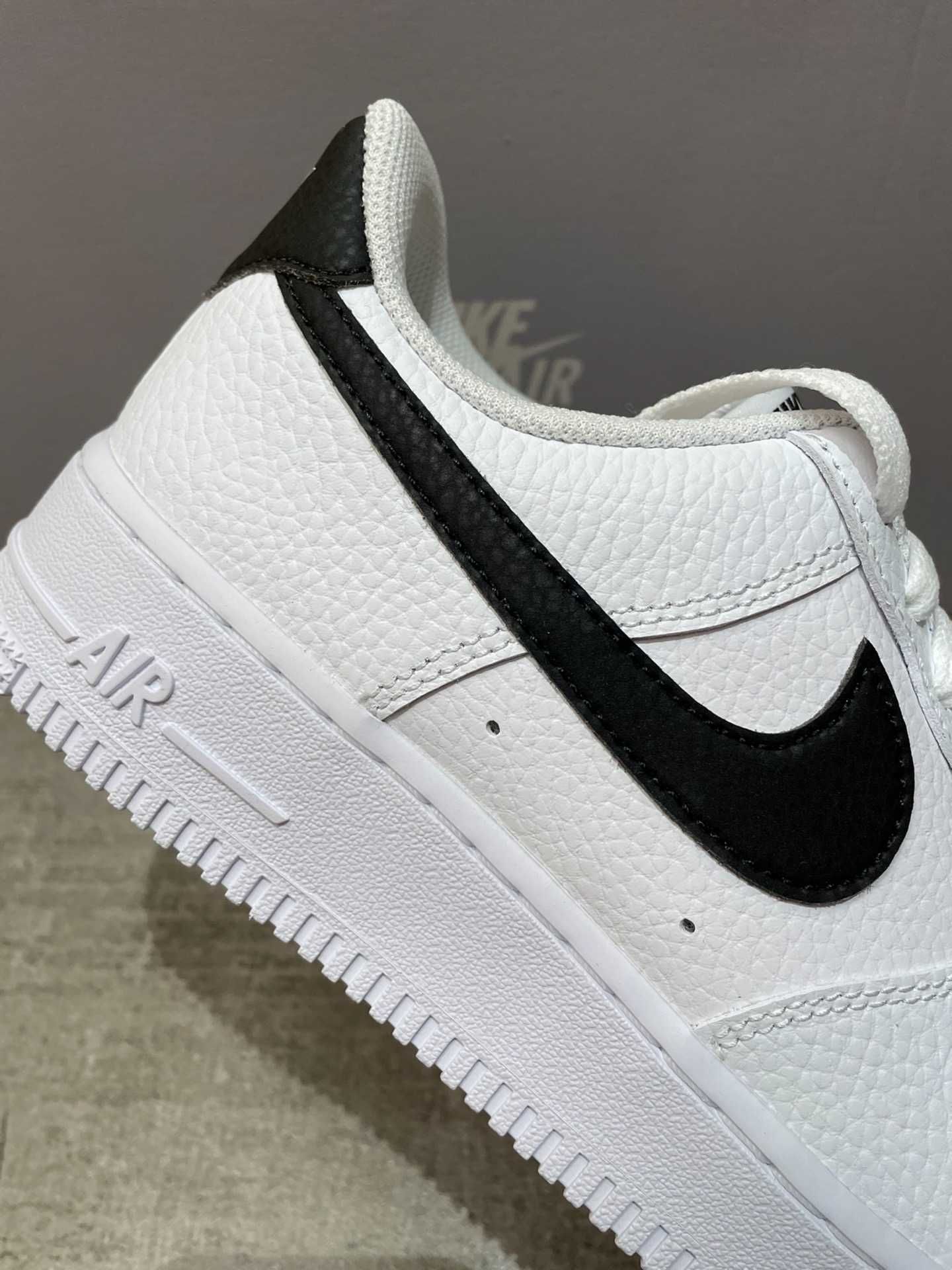 Nowe*Nike_Męskie_Air_Force1_White_Black*UnuseTrampki.45