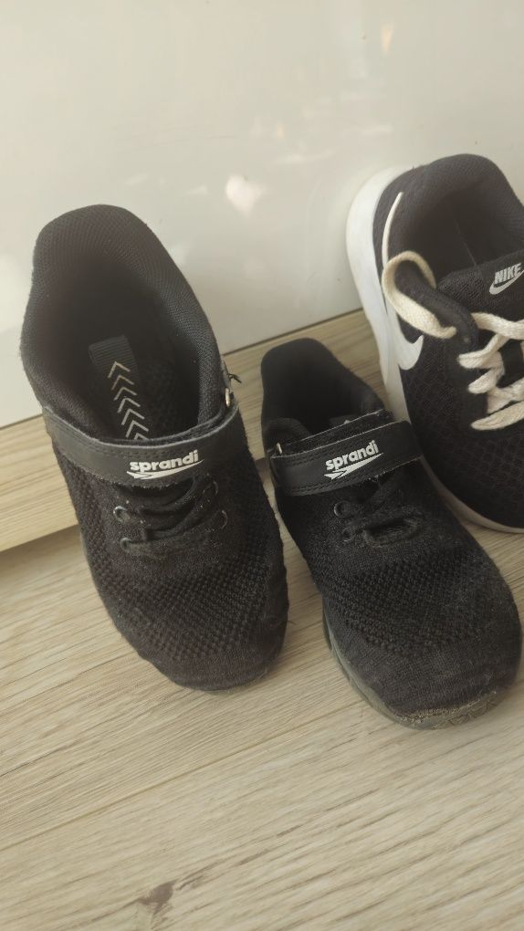 Adidasy Nike czarne sportowe oraz sprandi 2 pary 30 Rozmiar