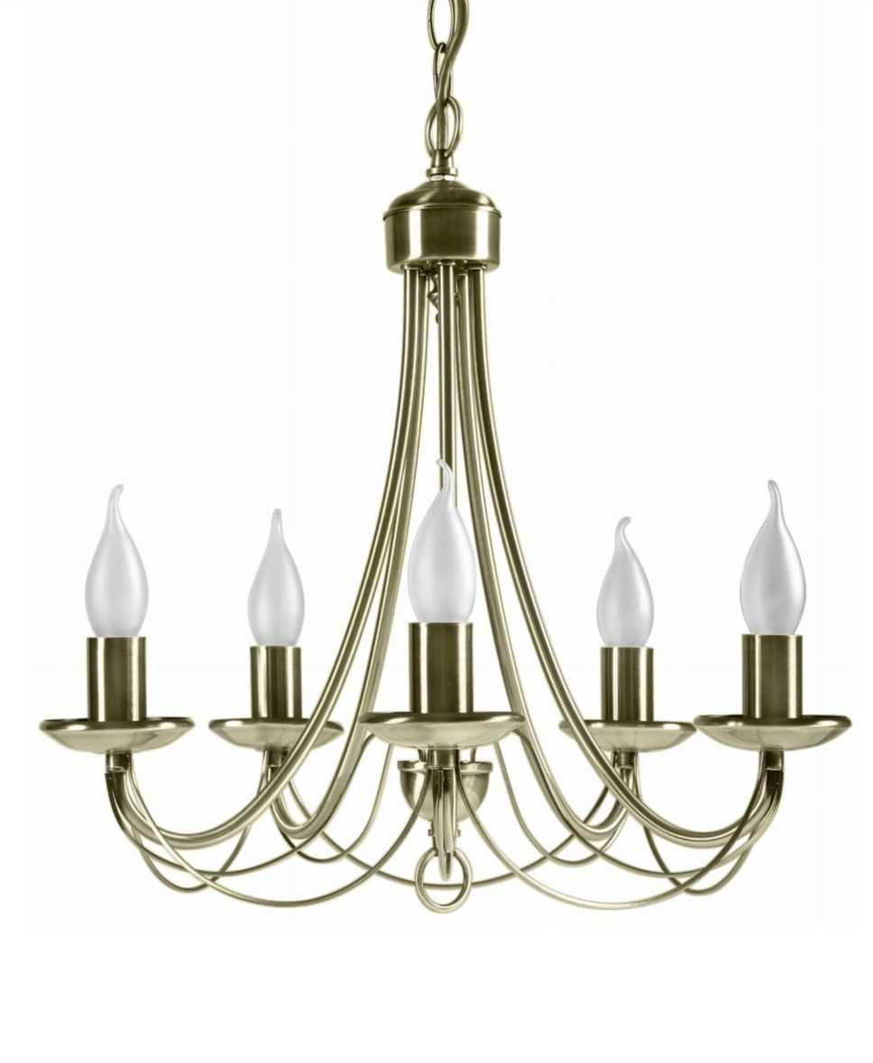 Żyrandol lampa salon jadalnia świeczki