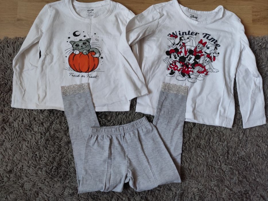 Koszulki T-shirty z długim rękawem dla dziewczynki Sinsay r. 104